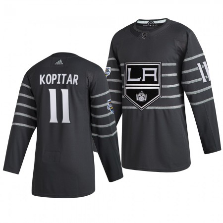 Los Angeles Kings Dresy Anze Kopitar 11  Šedá Adidas 2020 NHL All-Star Authentic - Pánské